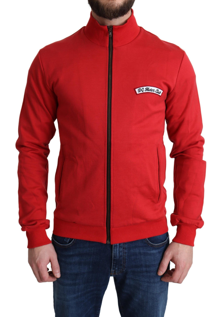 Dolce & Gabbana 90% Cotton cardigan in red