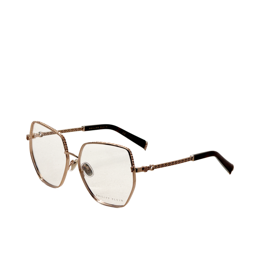 Preloved - Philipp Plein Womens 57mm Shiny Copper Gold Eyeglasses Vpp054s5708fc One Color