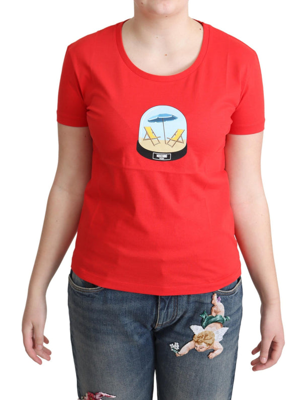 Moschino 100% Cotton t-shirt in red
