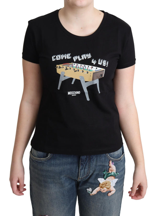 Moschino 100% Cotton t-shirt in black