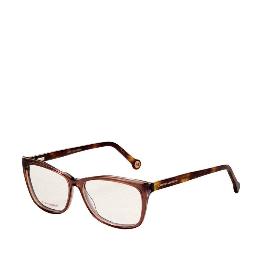 Preloved - Carolina Herrera Womens 55 Mm Brown Grey Eyeglasses Her0208-0nux-34 One Color