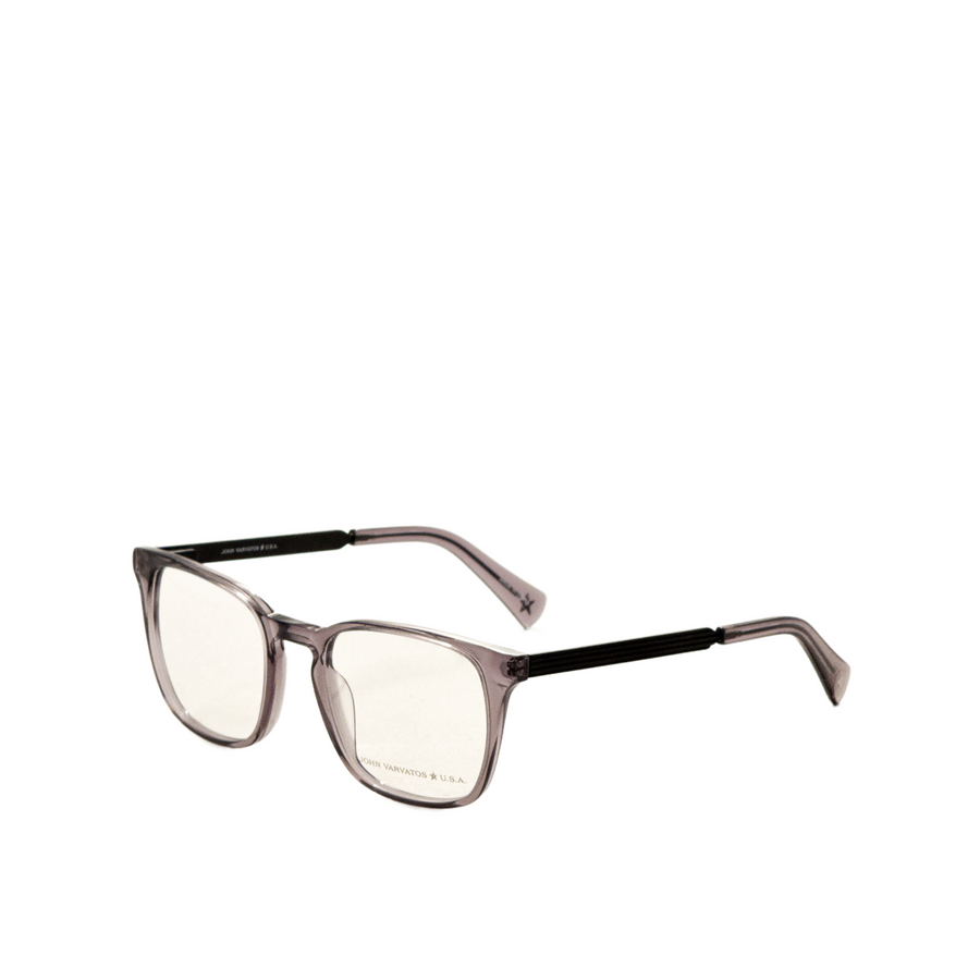 Preloved - John Varvatos Mens 53mm Crystal Grey Eyeglasses Vjvc012516a7w One Color