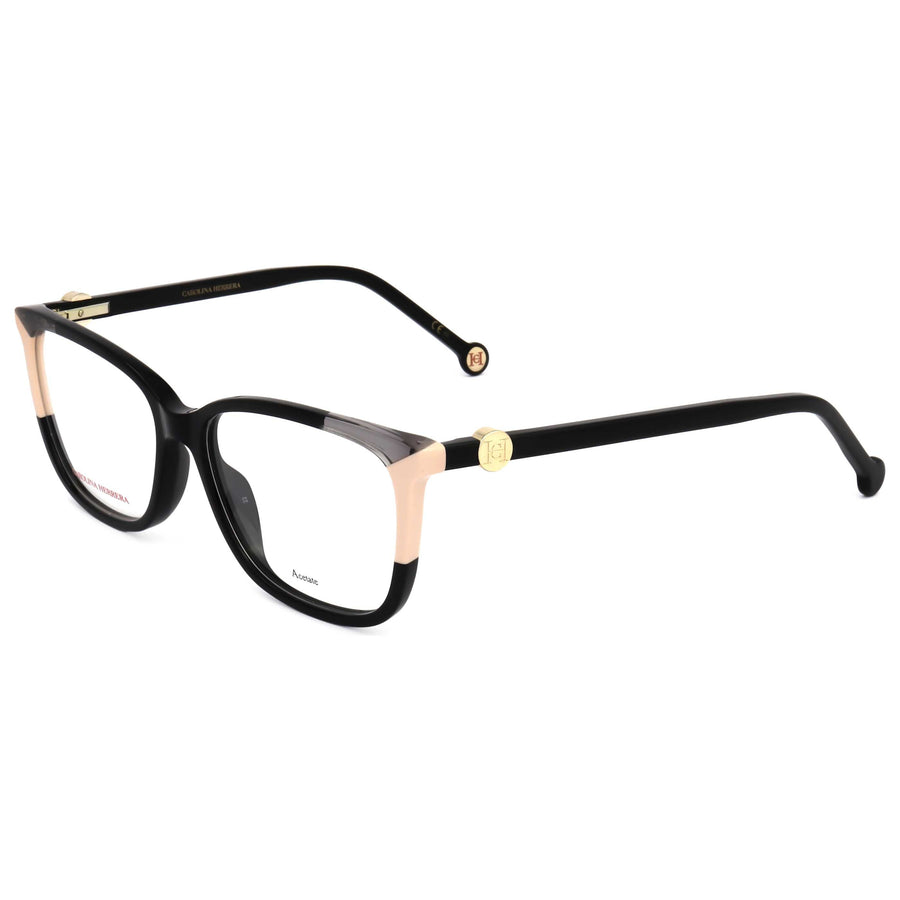 Preloved - Carolina Herrera Womens 54mm Black Nude Eyeglasses Ch0055-Kdx-54 One Color