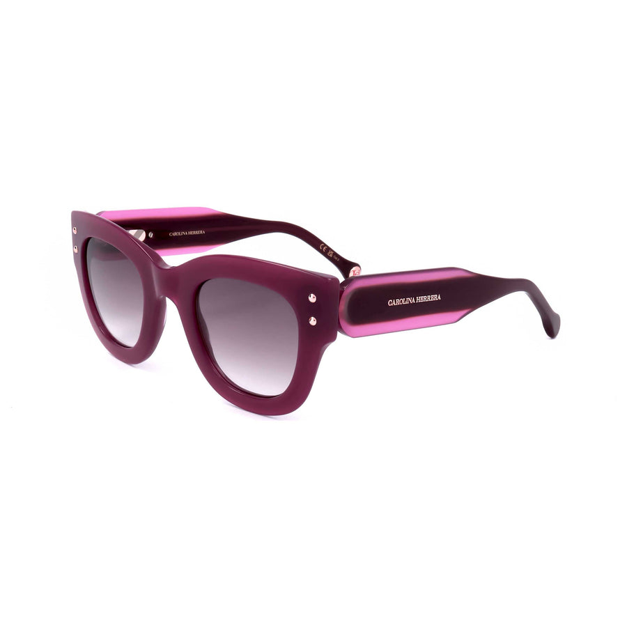 Preloved - Carolina Herrera Womens 47mm Cyclamen Sunglasses Her0222s-0qho-Dg One Color