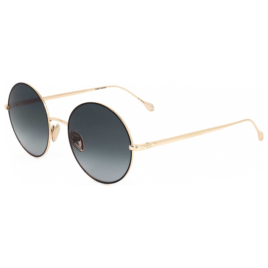 Preloved - Isabel Marant Womens 54mm Black Gold Sunglasses Im0016-S-2m2-54 One Color