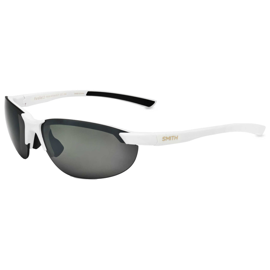 Preloved - Smith Optics Unisex 71mm Matte White Polarized Sunglasses Parallel2-6ht-71 One Color