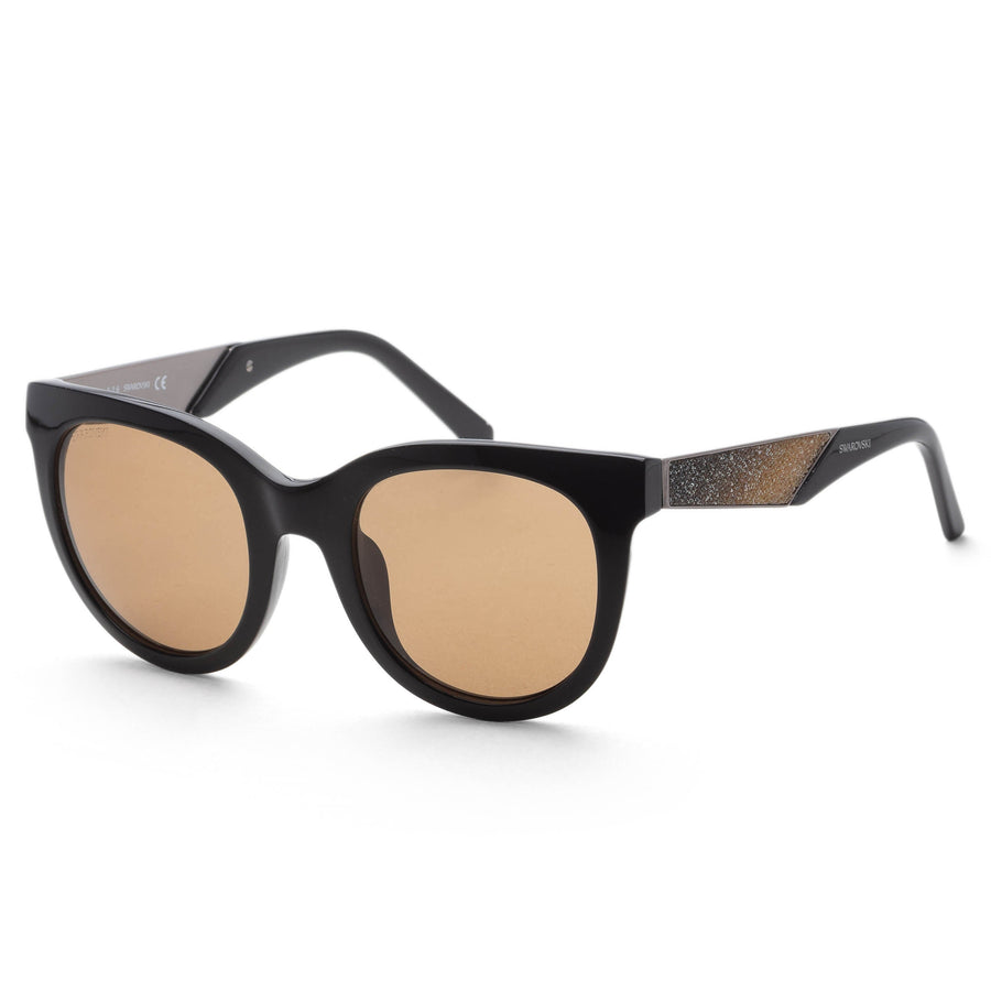 Preloved - Swarovski Womens 50 Mm Black Sunglasses Sk-0126-01e One Color