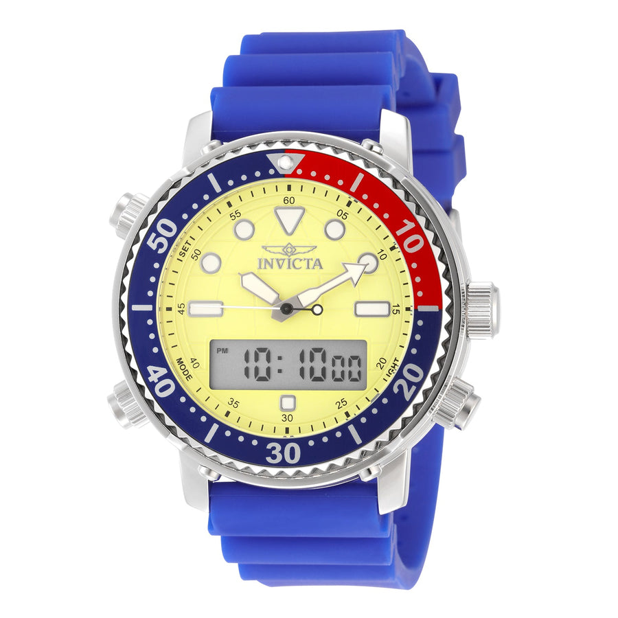 Preloved - Invicta Mens Pro Diver 46.5mm Digital Chronograph Watch In-49449 One Color Watches