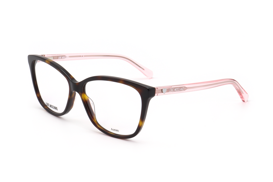 Preloved - Love Moschino Womens 57mm Havana Eyeglasses Mol546-086-57 One Color