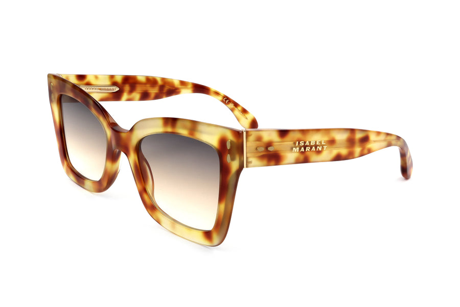 Preloved - Isabel Marant Womens 52mm Havana Honey Sunglasses Im0103-S-C9b-52 One Color