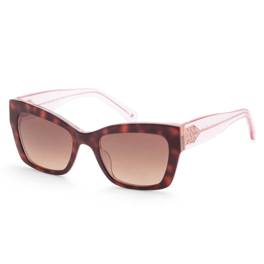 Preloved - Kate Spade Womens 53mm Havana Sunglasses Valeria-S-0t4-53 One Color