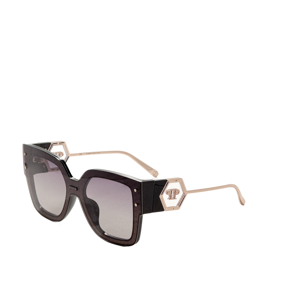 Preloved - Philipp Plein Womens 99 Mm Black Sunglasses Spp041m990z42 One Color