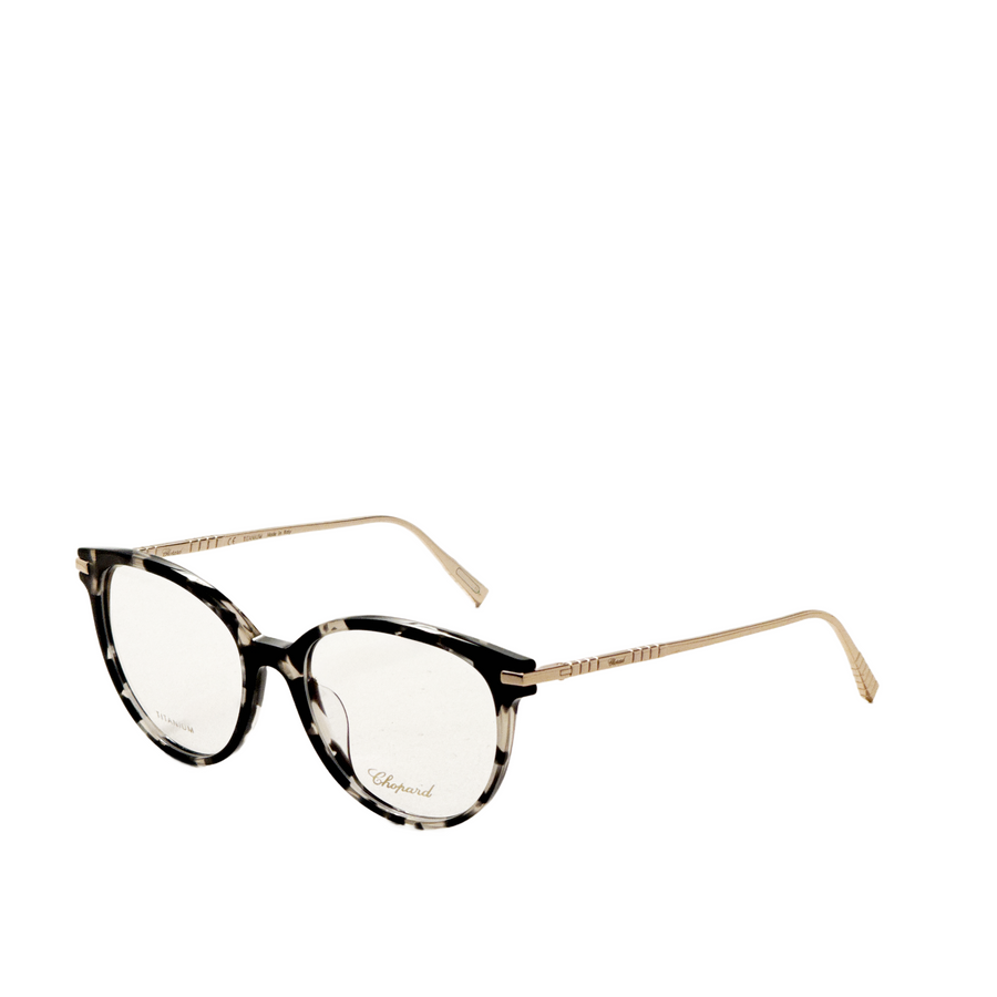 Preloved - Chopard Womens 52 Mm Pattern Light Havana Grey Eyeglasses Vch298520793 One Color
