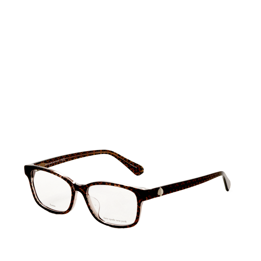Preloved - Kate Spade Womens 53mm Transparent Brown Honey Tweed Eyeglasses Kariane-F-305-53 One Color
