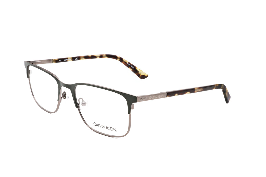 Preloved - Calvin Klein Mens 55mm Matte Forest Green Eyeglasses Ck19312-307-55 One Color
