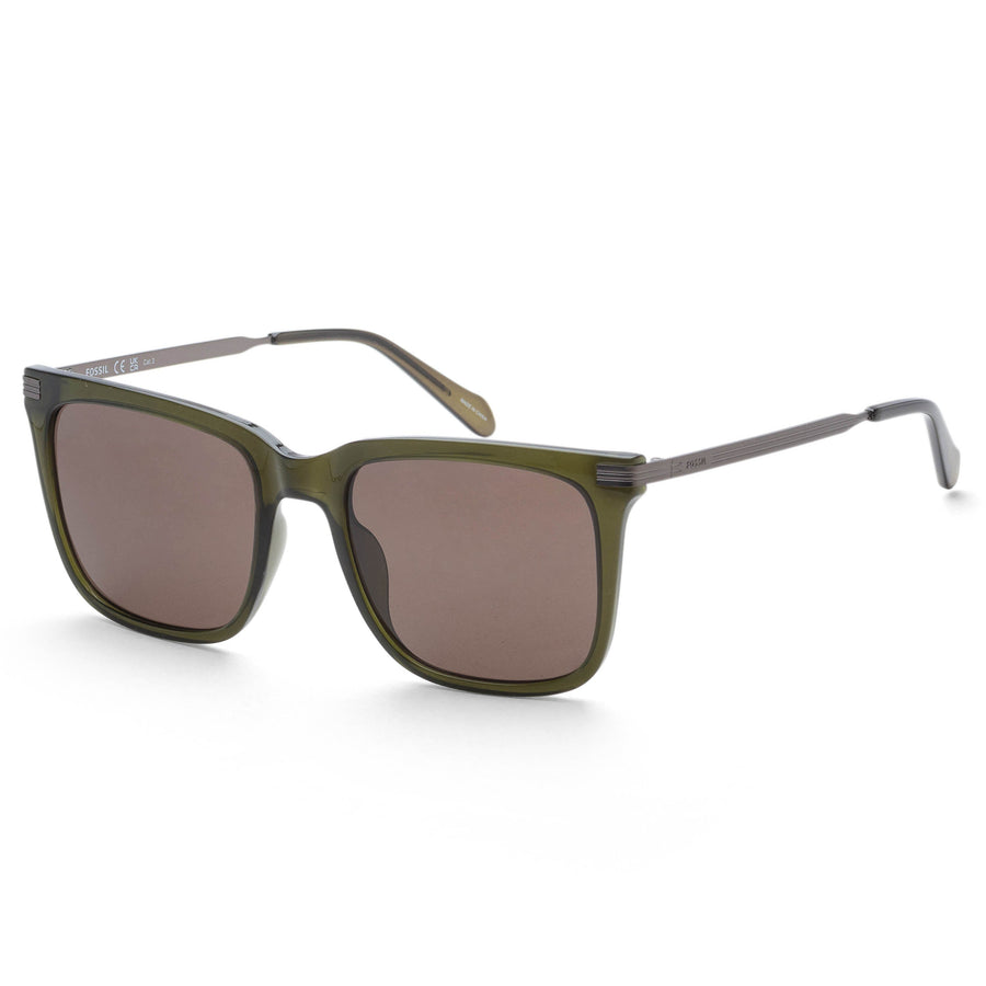 Preloved - Fossil Mens 56 Mm Crystal Green Sunglasses Fos3152-G-S-0ox-56 One Color