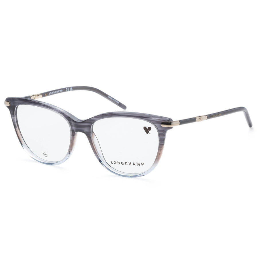 Preloved - Longchamp Womens 53mm Gradient Grey Azure Eyeglasses Lo2727-037-53 One Color
