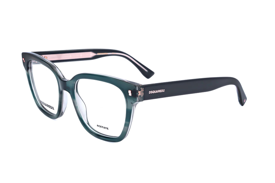 Preloved - Dsquared2 Womens 51mm Striped Teal Eyeglasses D20025-M5c-51 One Color