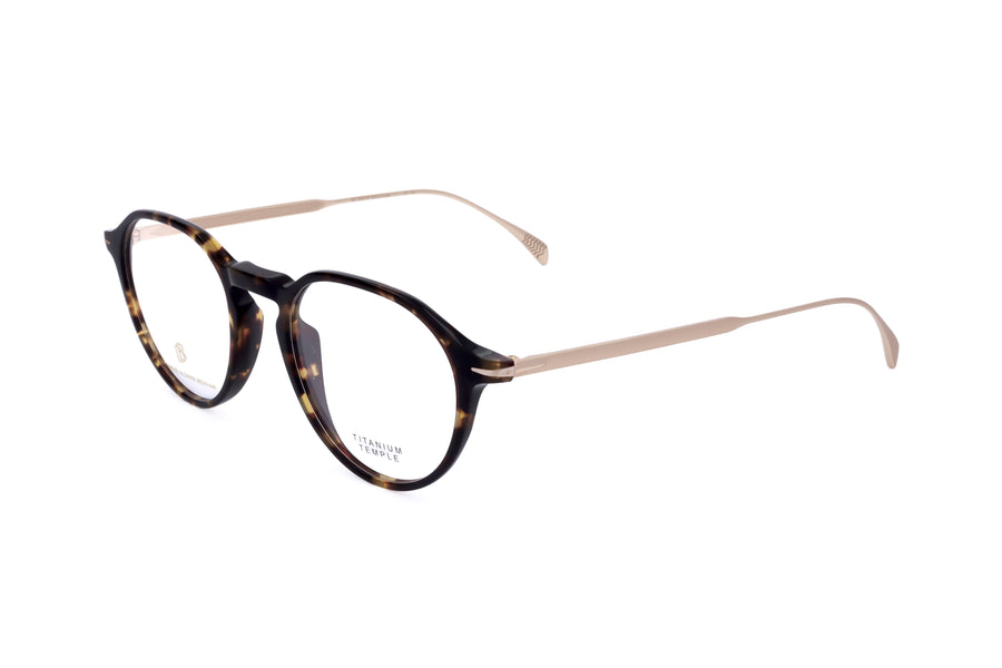 Preloved - David Beckham Mens 49mm Havana Gold Eyeglasses Db1105-2ik-49 One Color