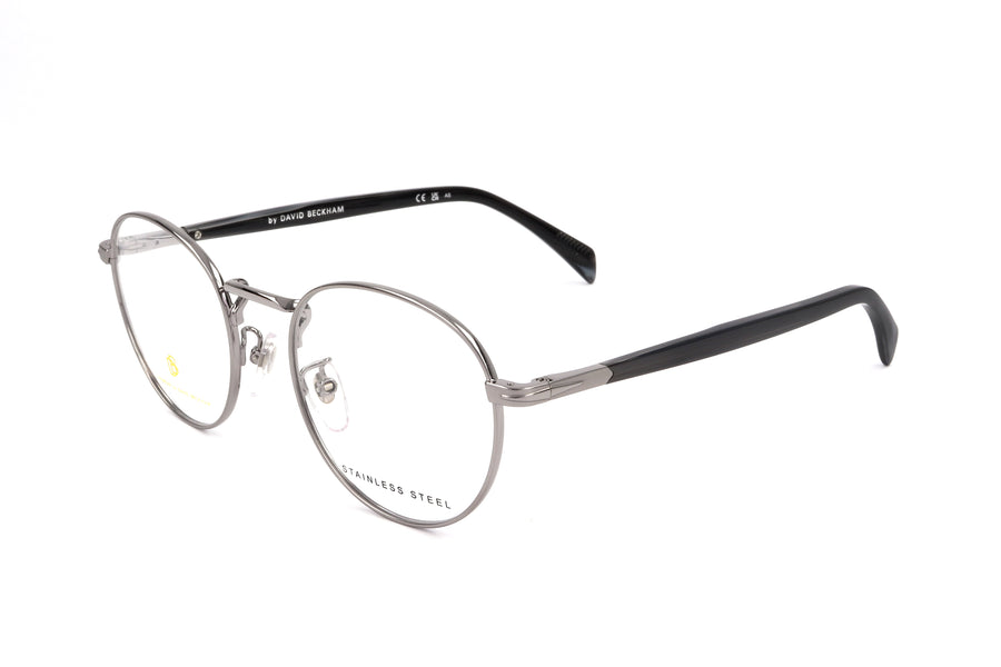 Preloved - David Beckham Mens 51mm Ruthenium Grey Horn Eyeglasses Db1127-Poh-51 One Color