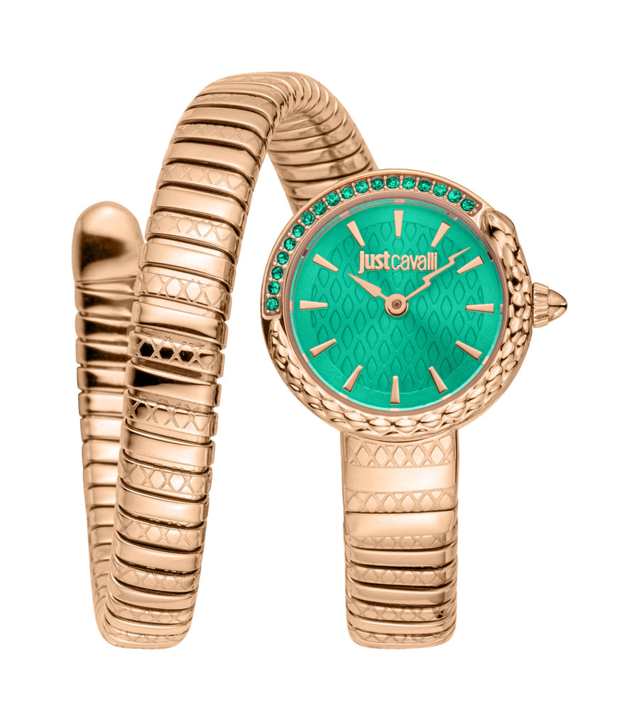 Preloved - Just Cavalli Womens Snake 22mm Quartz Watch Jc1l301m0055 One Color Watches