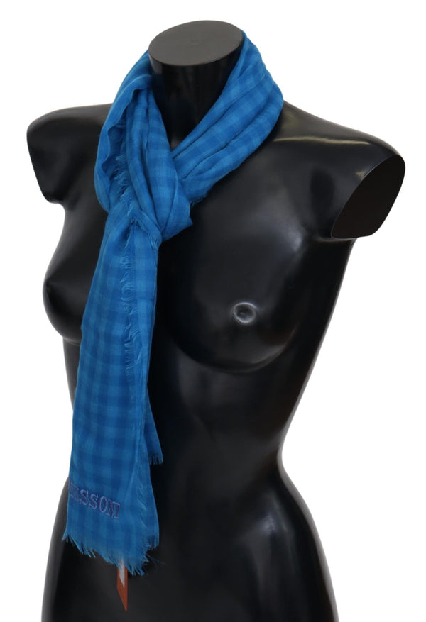 Missoni 100% Cashmere scarf in blue