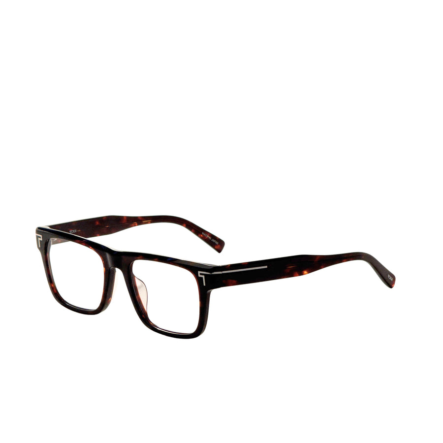 Preloved - Tumi Mens 51 Mm Havana Eyeglasses Vtu532510hav One Color