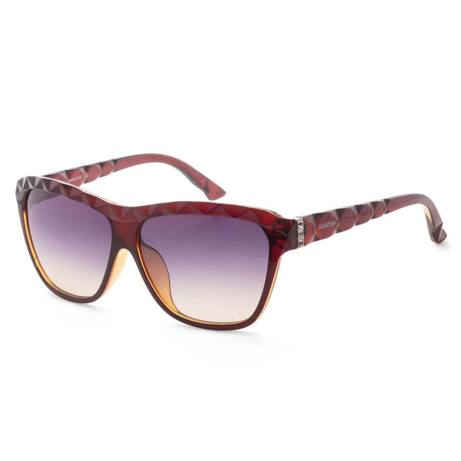Preloved - Swarovski Womens 62 Mm Brown Sunglasses Sk0079f-6250w One Color