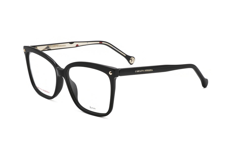 Preloved - Carolina Herrera Womens 56mm Black Eyeglasses Ch0012-807-56 One Color