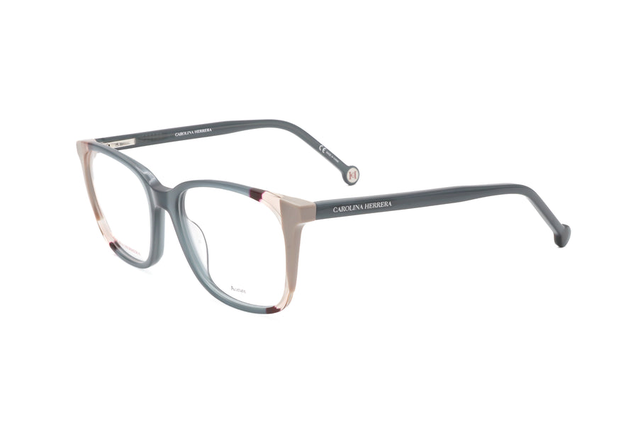 Preloved - Carolina Herrera Womens 52 Mm Teal Brown Eyeglasses Ch0065-Hbj-52 One Color