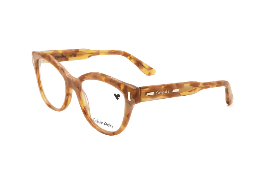 Preloved - Calvin Klein Womens 53 Mm Caramel Havana Eyeglasses Ck23541-263 One Color