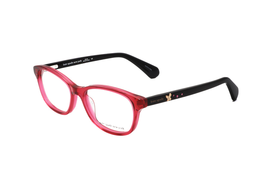 Preloved - Kate Spade Womens 48mm Pink Black Eyeglasses Emmi-130-48 One Color
