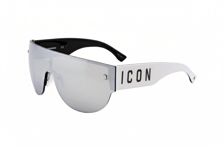 Preloved - Dsquared2 Mens 99 Mm White Sunglasses Icon0002s-0ccp-T4 One Color