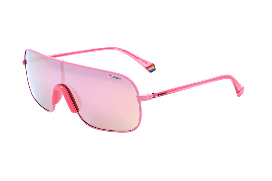 Preloved - Polaroid Womens 99mm Fuchsia Polarized Sunglasses Pld6222s-0mu1-Jq One Color