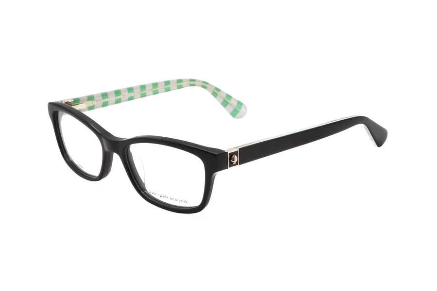Preloved - Kate Spade Womens 50mm Black Eyeglasses Renne-807-50 One Color