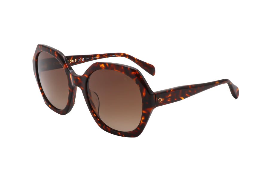 Preloved - Rag & Bone Womens 55 Mm Havana Sunglasses Rnb1078-S-086-55 One Color