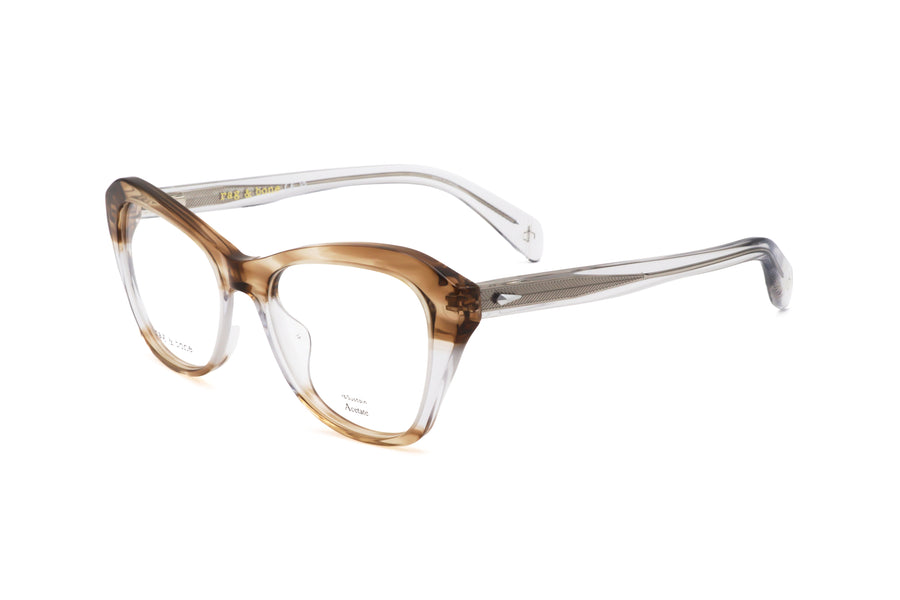 Preloved - Rag & Bone Womens 51 Mm Beige Horn Eyeglasses Rnb3069-Hr3-51 One Color
