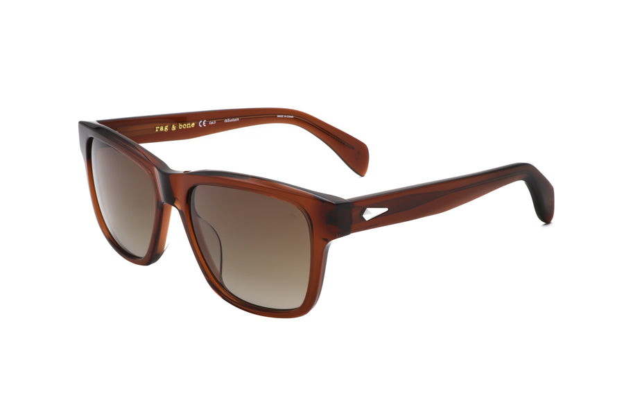 Preloved - Rag & Bone Mens 54mm Crystal Brown Sunglasses Rnb5041-S-Fl4-54 One Color