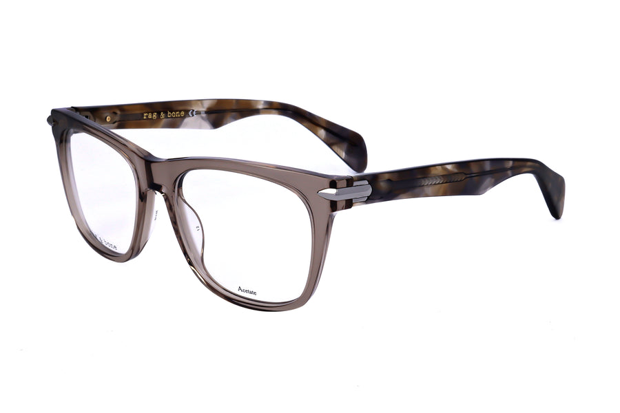 Preloved - Rag & Bone Mens 54 Mm Grey Beige Eyeglasses Rnb7004-Yql-54 One Color