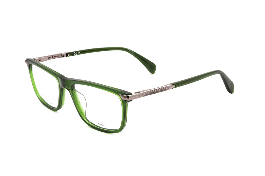 Preloved - Rag & Bone Mens 53 Mm Green Eyeglasses Rnb7047-1ed-53 One Color