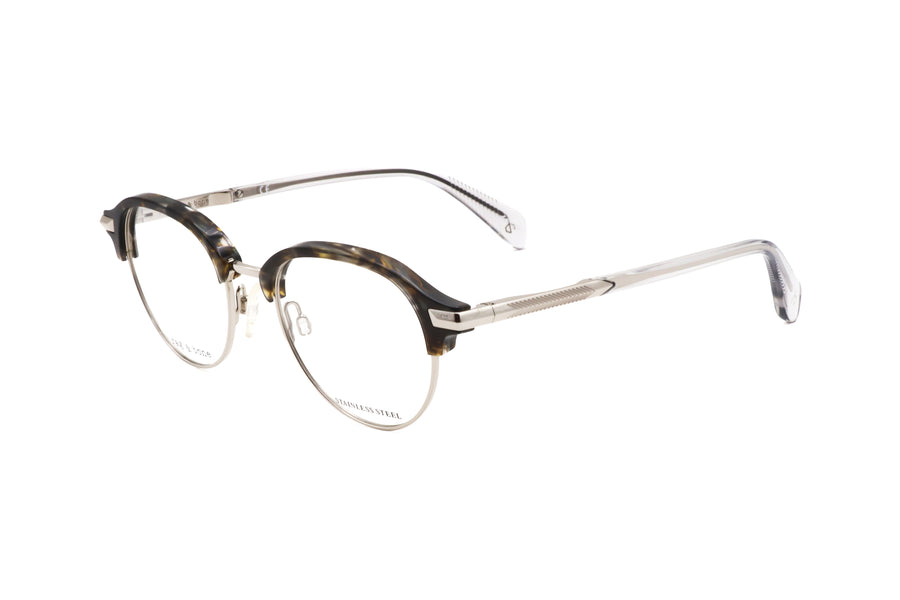Preloved - Rag & Bone Mens 48mm Grey Havana Eyeglasses Rnb8004-Aci-48 One Color