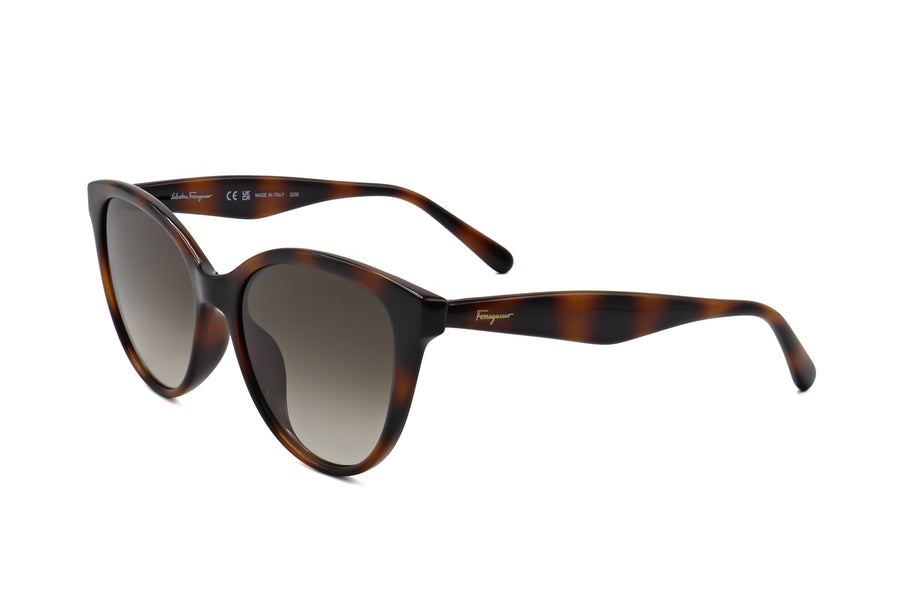 Preloved - Ferragamo Womens 54mm Havana Sunglasses Sf1073s-240 One Color