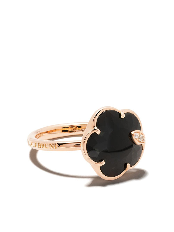 Pasquale Bruni 18kt Rose Gold ring in black