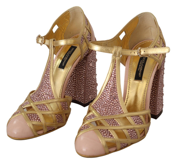 Dolce & Gabbana 21% Silk pump in gold