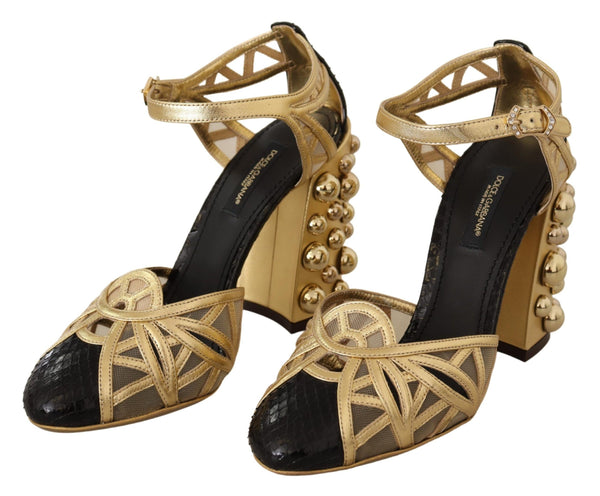 Dolce & Gabbana 11% polyester heel in black