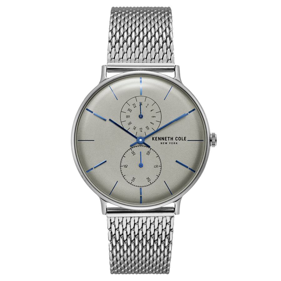 Preloved - Kenneth Cole Mens Classic 41 X 44.5mm Quartz Watch Kc15188002 One Color Watches