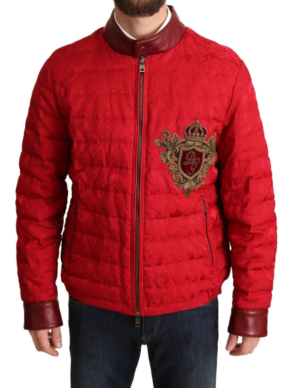 Dolce & Gabbana 58% Polyester jacket in red