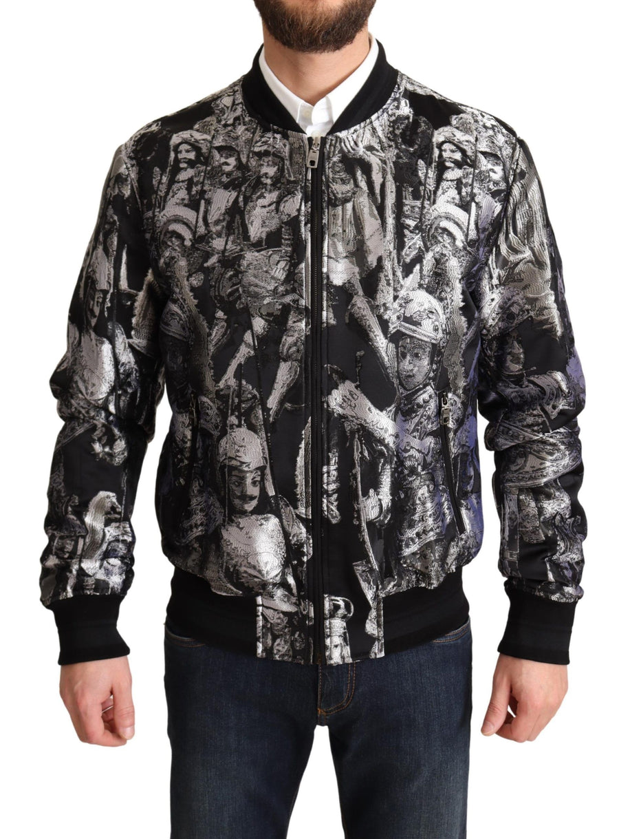 Dolce & Gabbana 24% PL bomber jacket in black
