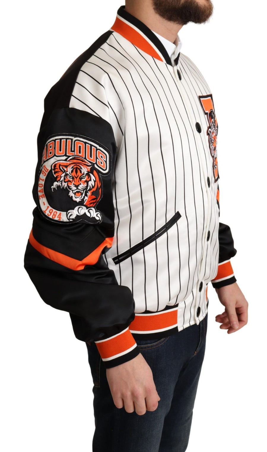 Dolce & Gabbana 100% Polyester; Lining: 100% Polyester jacket in white