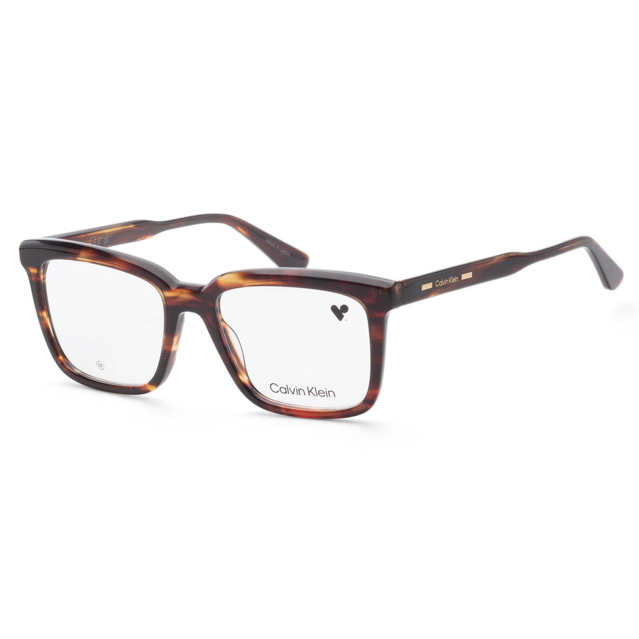 Preloved - Calvin Klein Unisex 53mm Brown Havana Eyeglasses Ck24516-220 One Color